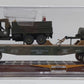 Menards O Gauge U.S Army Flat Car with Army Truck #4711 NIB