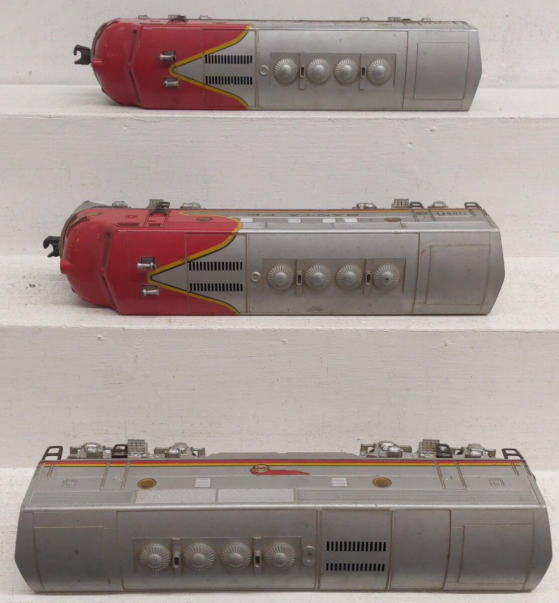 Lionel 2353 Vintage O Santa Fe F-3 ABA Diesel Locomotive [3] VG