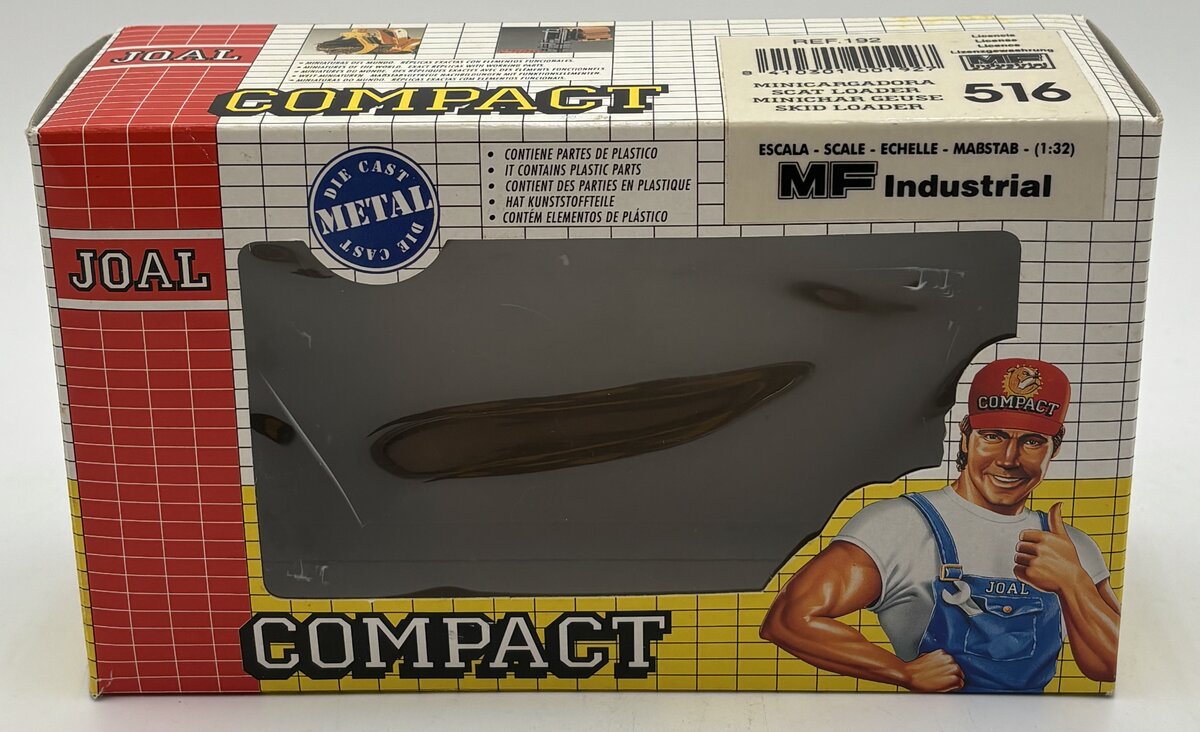 Joal 192 1:32 MF Industrial Scat Loader 516 Die-Cast Metal With Working Parts LN/Box