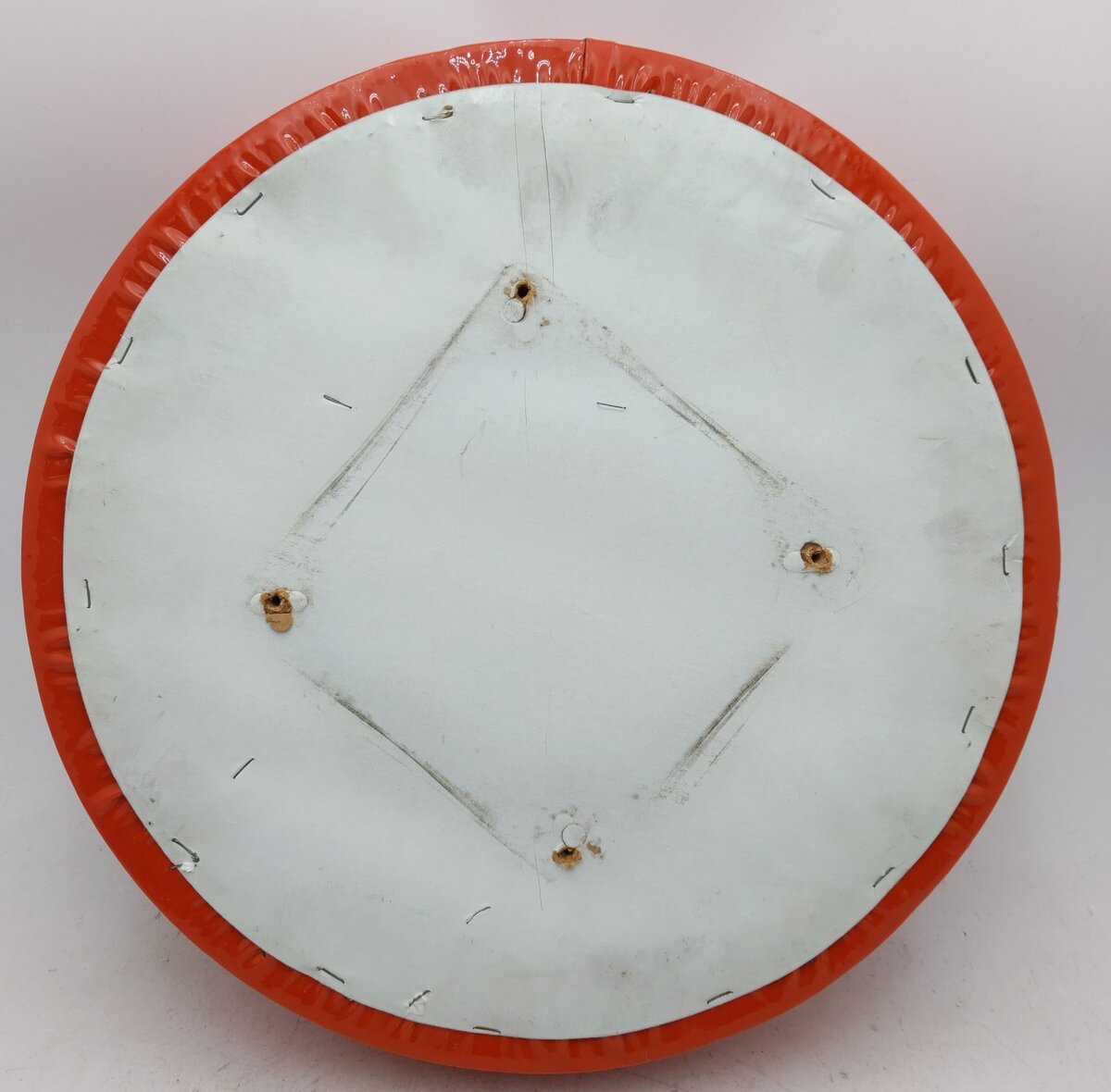 Lionel Rectangle Logo Orange Bar Stool EX