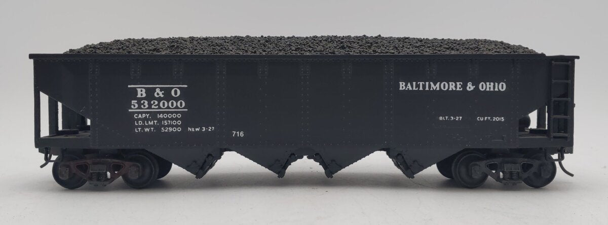 Lionel 716 Vintage O Prewar Baltimore & Ohio 532000 Hopper (2-Rail) -Restored