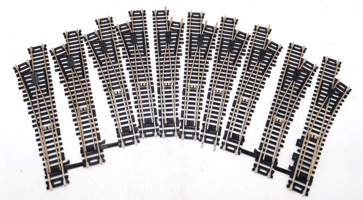 Atlas HO Atlas Code 100 LH & RH Turnout Switches: 291, 292 [10] EX