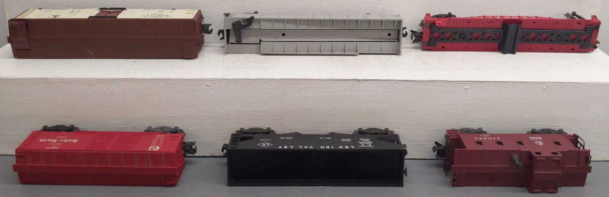 Lionel Vintage O Gauge Freight Cars #6430,6357,356225,3662,6456,X6014 [6] VG