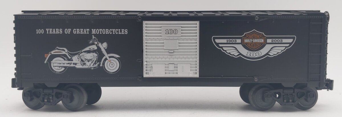 Lionel / RGS O-Gauge Harley-Davidson "100 Year Anniversary" Limited Run Boxcar EX