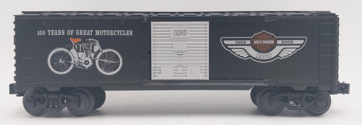 Lionel / RGS O-Gauge Harley-Davidson "100 Year Anniversary" Limited Run Boxcar EX