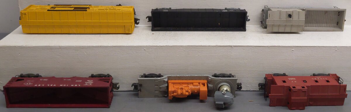 Lionel Vintage O Gauge Freight Cars #6356,3520,6119,25000,6257,6462 [6] VG