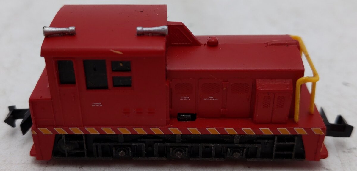 Bachmann 60090 N Painted & Unlettered Plymouth MDT Switcher Diesel Locomotive EX