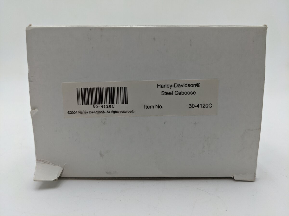 MTH 30-4120C O Gauge Harley Davidson Steel Caboose EX/Box