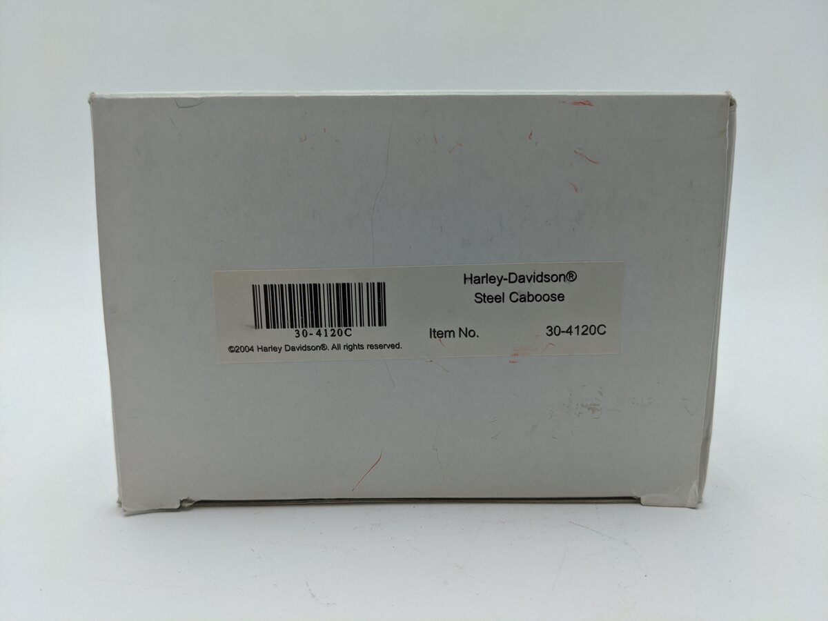 MTH 30-4120C O Gauge Harley Davidson Steel Caboose EX/Box