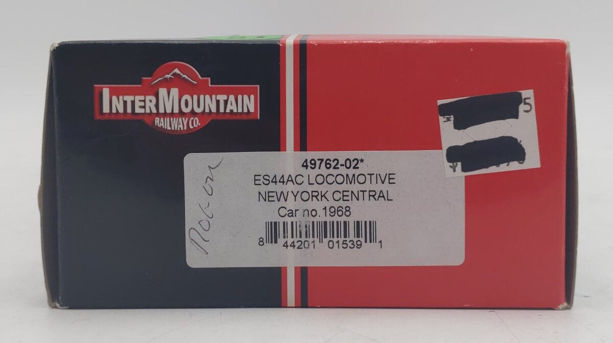 InterMountain 49762-02 HO Scale New York Central #1968 ES444AC Diesel Locomotive VG/Box
