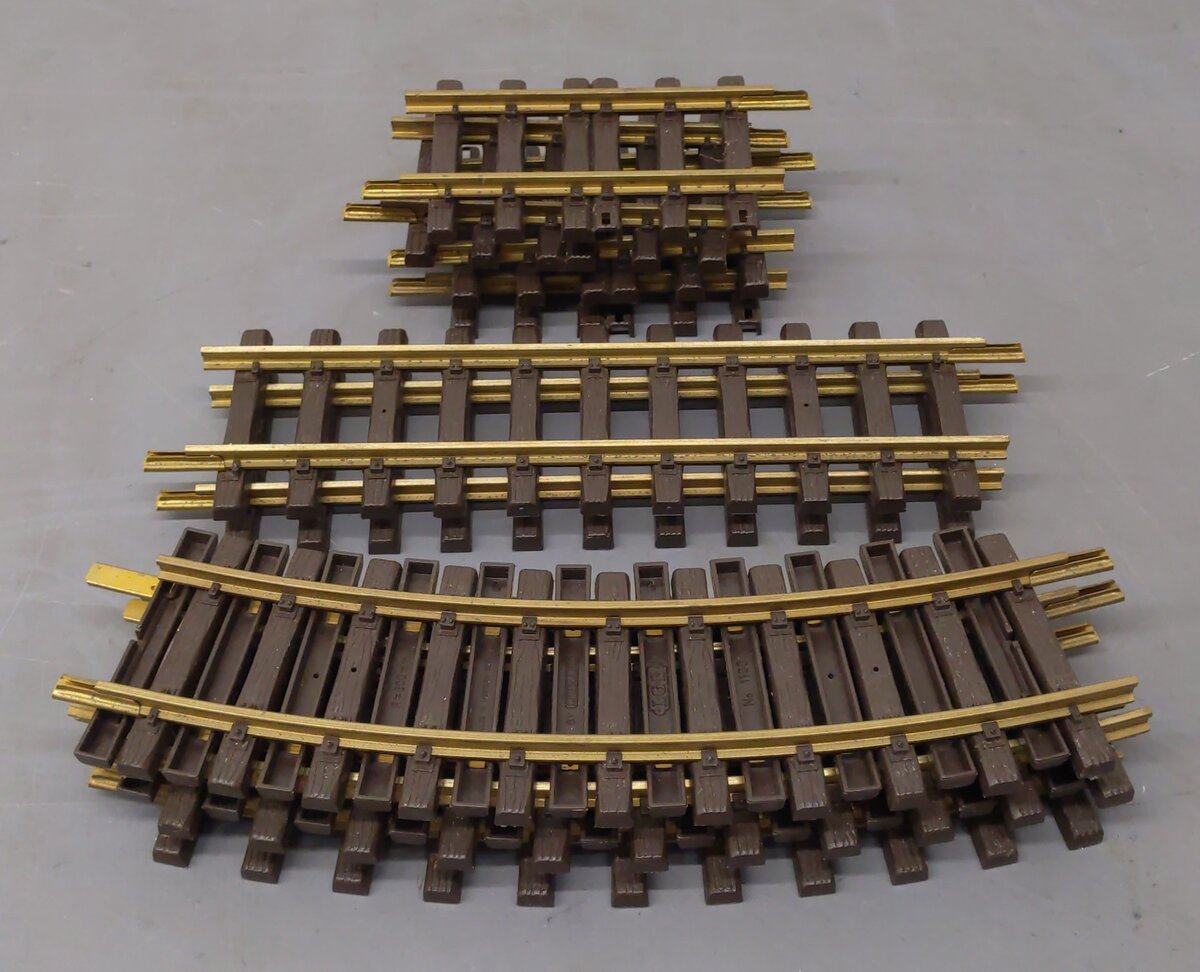 Assorted LGB Straight and Curved Track Sections [11] EX