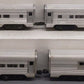 Lionel Vintage O Lionel Lines Aluminum Passenger Cars #2533,2530,2531,2532 [4] VG