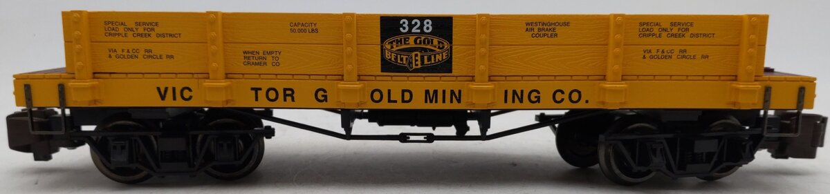 Bachmann 95747 Victor Gold Mining 20' Gondola - Metal Wheels VG