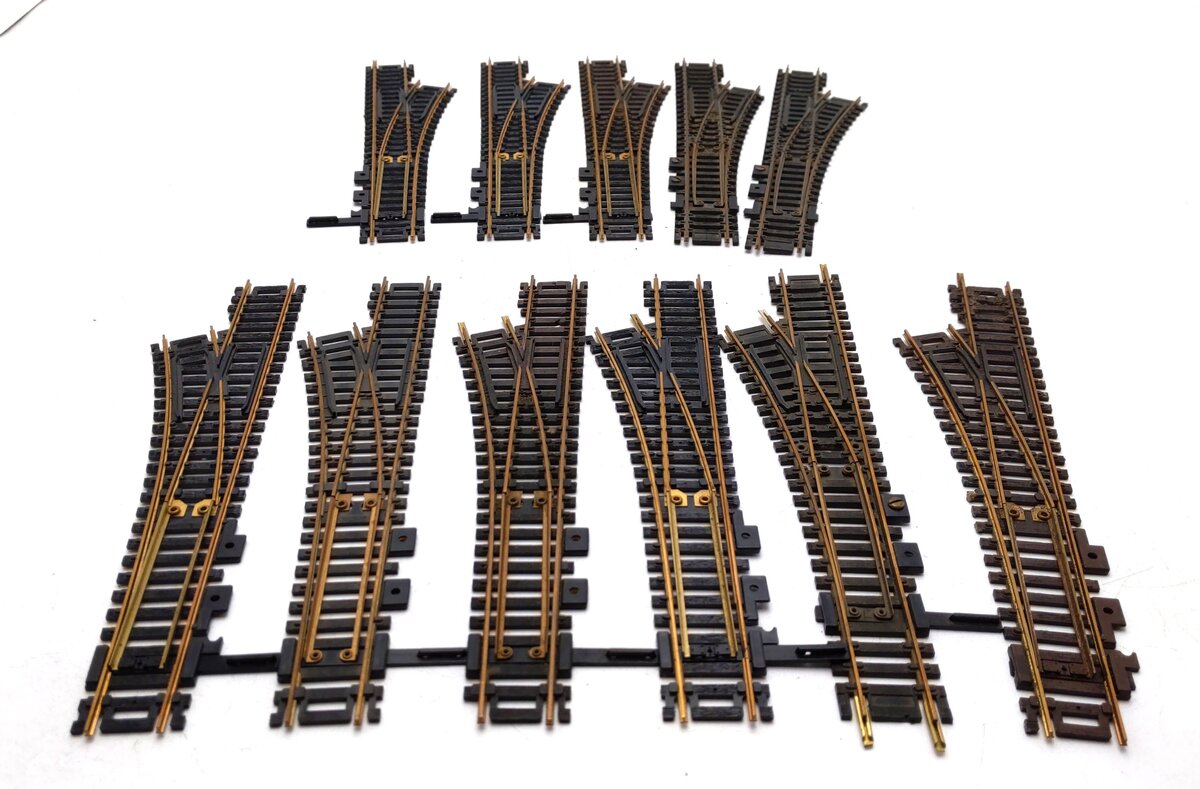 Atlas HO LH & RH Snap Switch Tracks: 50, 51 [11] VG