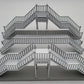 Atlas 669183 O Scale Double Track Pedestrian Crosswalk - Silver LN/Box