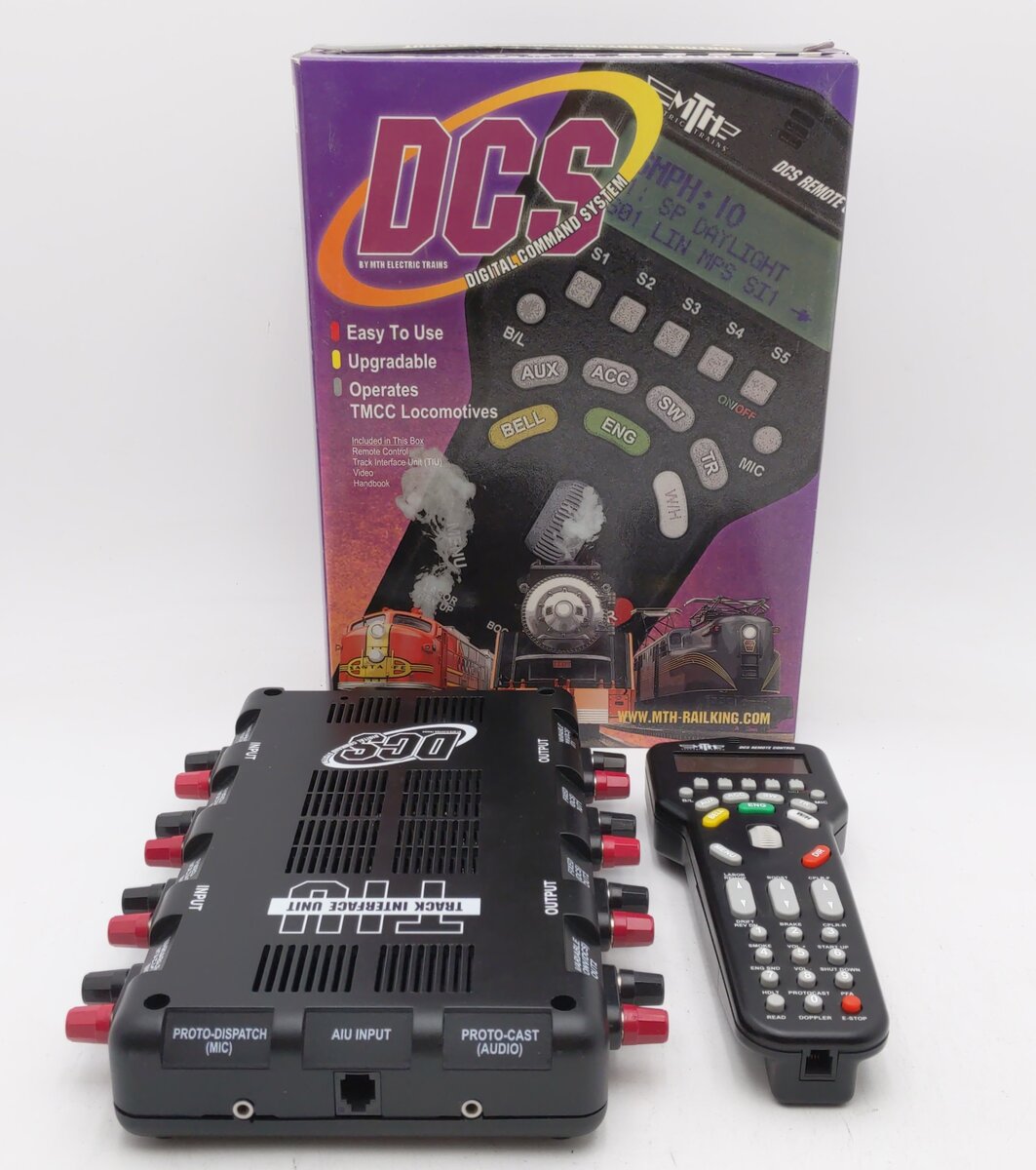 MTH 50-1001 DCS Track Interface Unit & Remote - Serial Port Version VG/Box