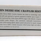 SpecCast JD850 1:50 Scale John Deer 850C Crawler Pewter Edition NIB