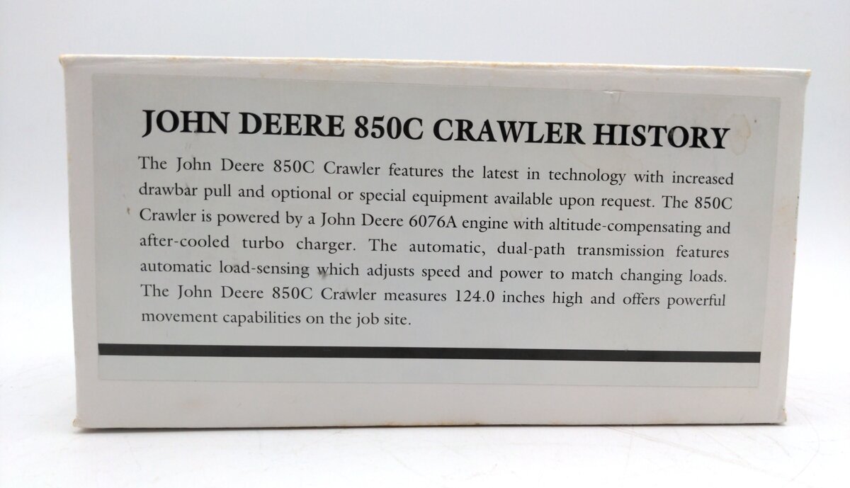 SpecCast JD850 1:50 Scale John Deer 850C Crawler Pewter Edition NIB