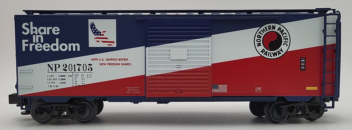 Lionel 71-7500-200 O Gauge LCCA NP Boxcar #201705 LN/Box