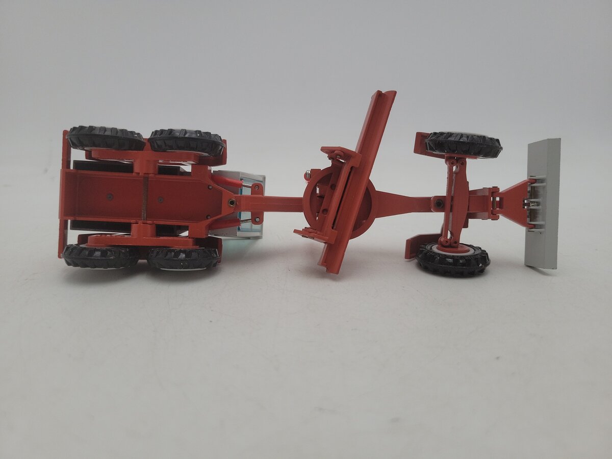NZG 332 1:50 Scale Orange / Gray O&K F156A Motor Grader Die Cast Model EX/Box