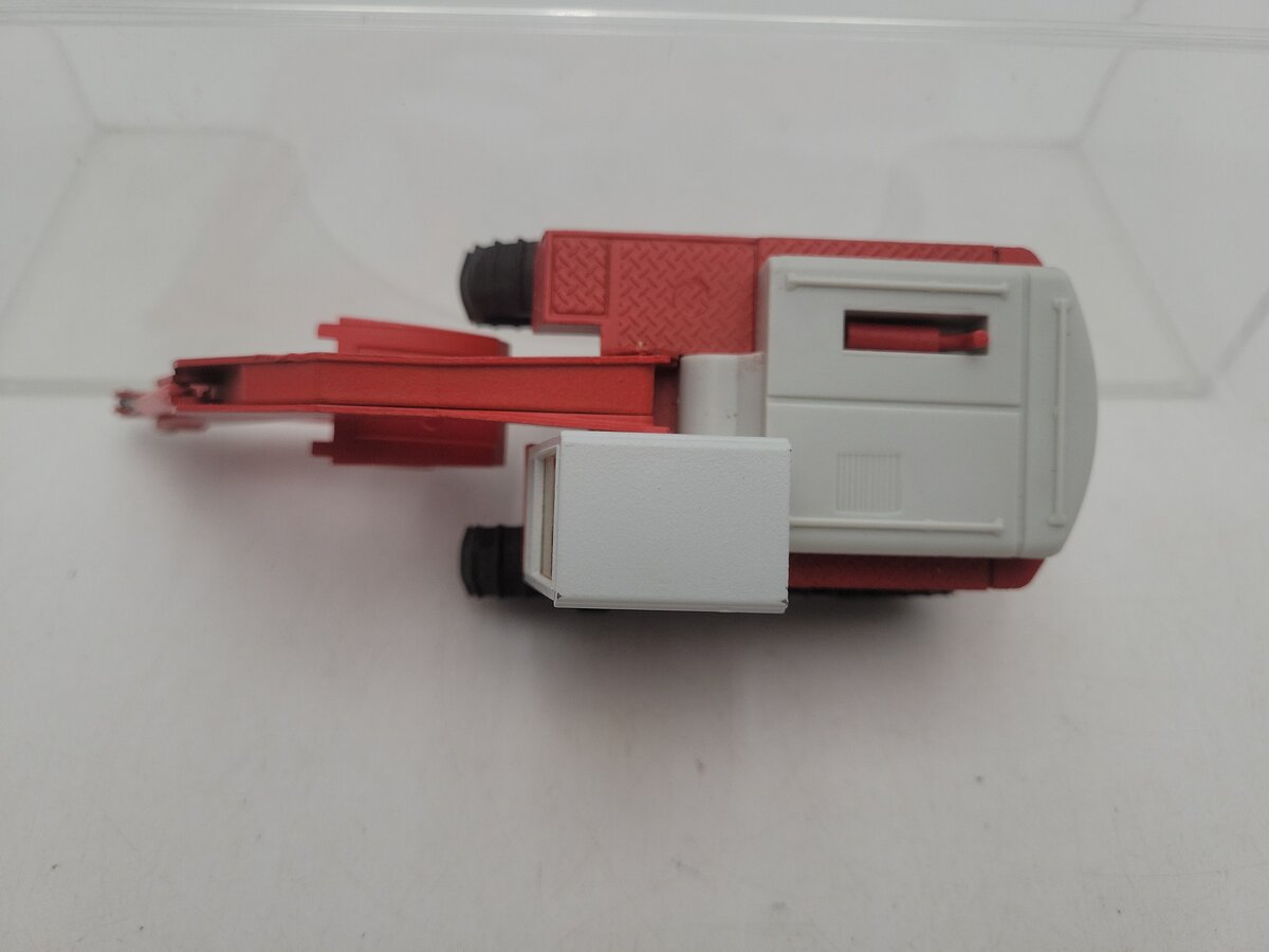 Conrad 2898 1:50 Scale Red / Gray Poclain 90 B Tracked Excavator Die Cast Model EX/Box