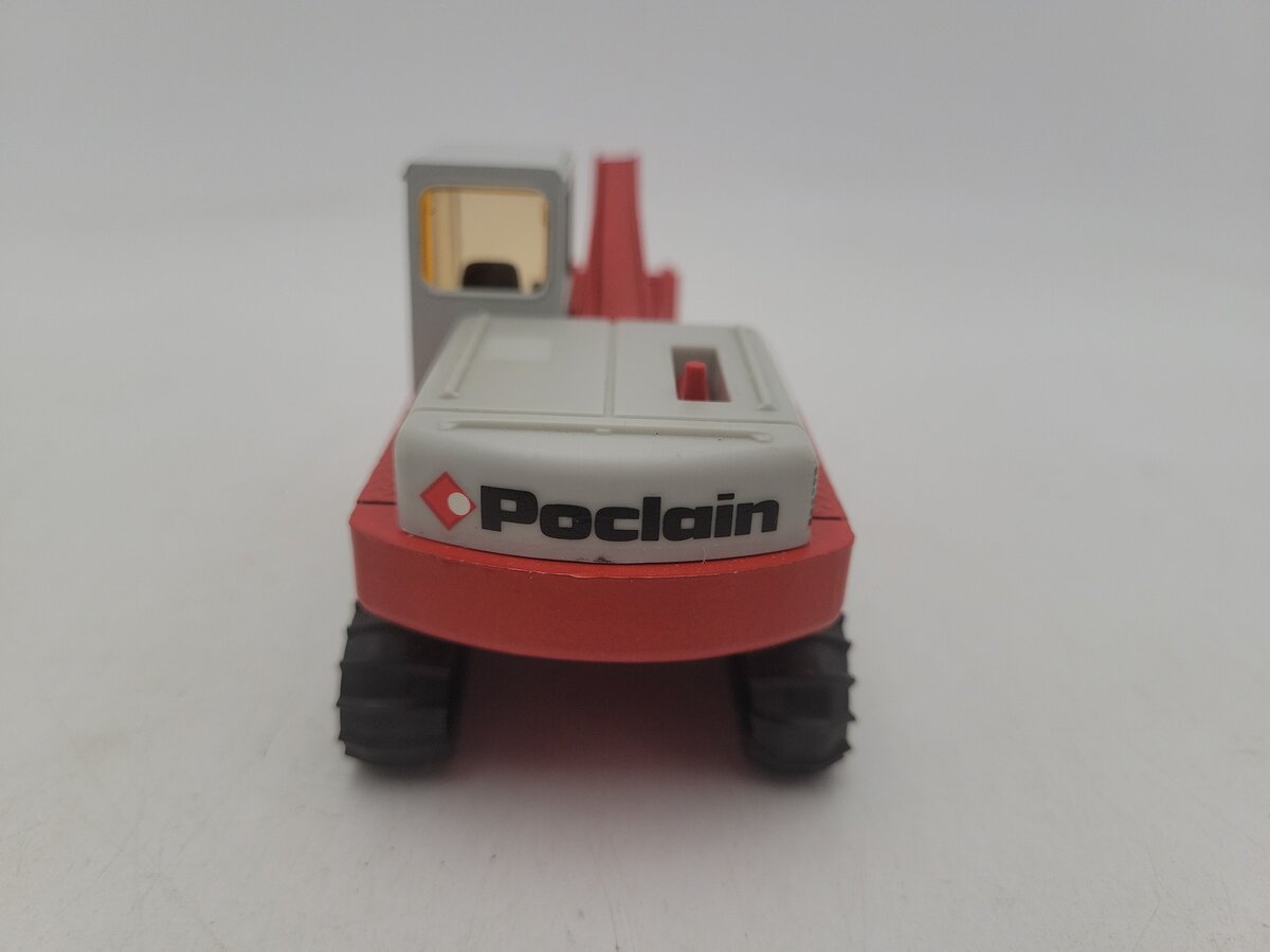 Conrad 2898 1:50 Scale Red / Gray Poclain 90 B Tracked Excavator Die Cast Model EX/Box