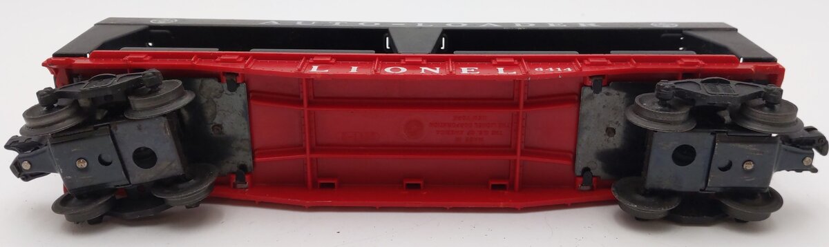 Lionel 6414 Vintage O Gauge Postwar Evans Autoloader with 4 Automobiles VG