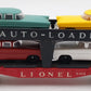 Lionel 6414 Vintage O Gauge Postwar Evans Autoloader with 4 Automobiles VG