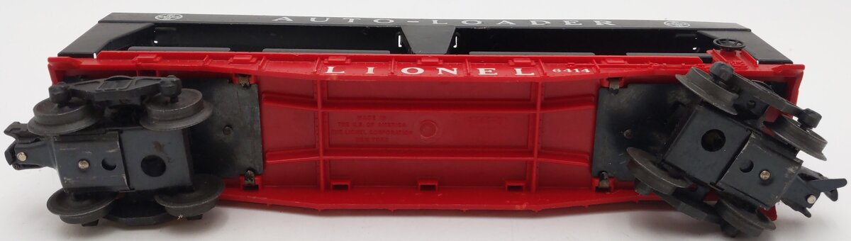 Lionel 6414 Vintage O Gauge Postwar Evans Autoloader with 4 Automobiles VG