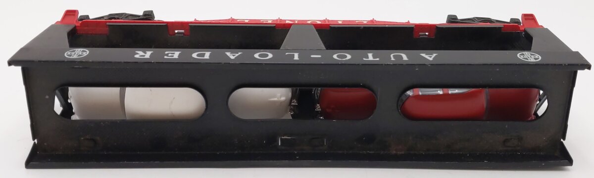 Lionel 6414 Vintage O Gauge Postwar Evans Autoloader with 4 Automobiles VG