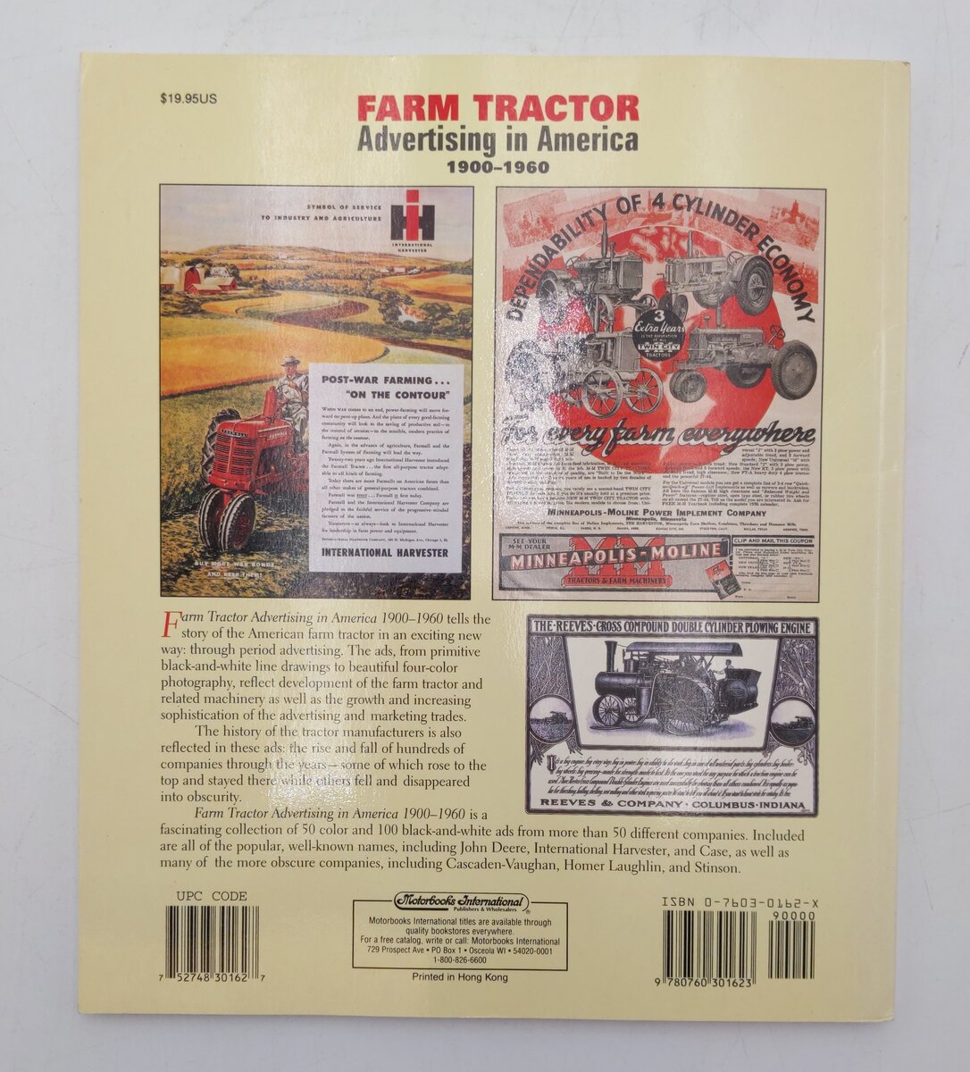 Farm Tractor Paperback Book By David Fetherston VG