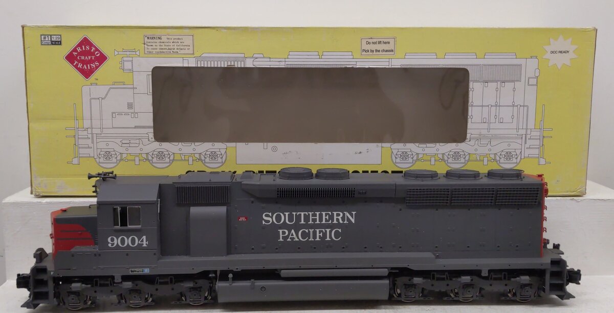 Aristo-Craft 22401 G Scale Southern Pacific SD45 Diesel Locomotive #9004 EX/Box