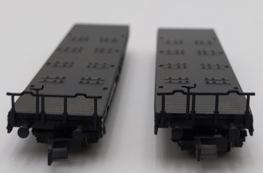 Trix 15183 N Scale Deutsche Bundesbahn Flatcar with Steel Slab Loads [2] LN/Box