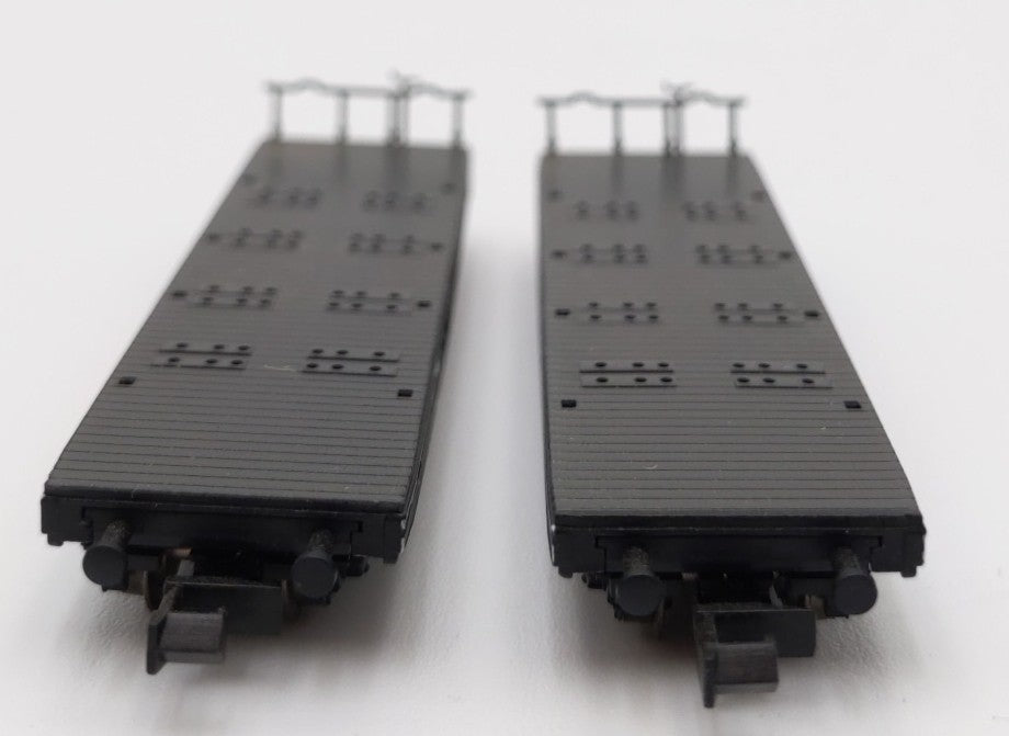Trix 15183 N Scale Deutsche Bundesbahn Flatcar with Steel Slab Loads [2] LN/Box