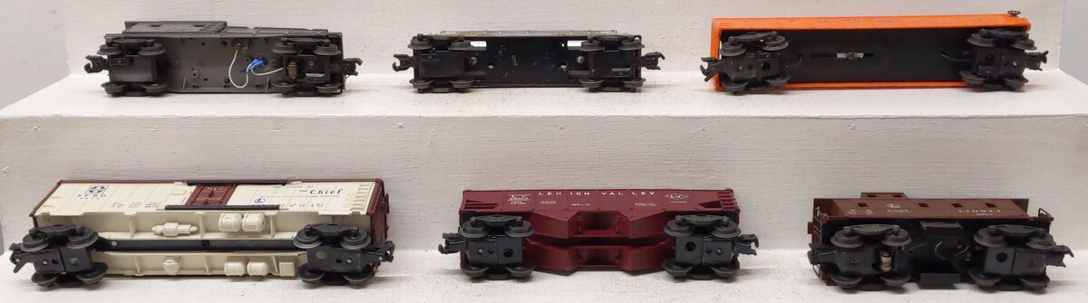 Lionel Vintage O Gauge Custom Freight Cars #2465,356275,6672,2420,6457,6456 [6] VG