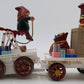 Bachmann 96241 #2 Christmas Handcar w/Santa & Elf EX