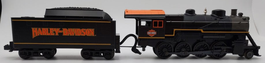 MTH 30-4181-1E O Gauge Harley-Davidson 2-8-0 Steam Engine & Tender with PS2 EX/Box