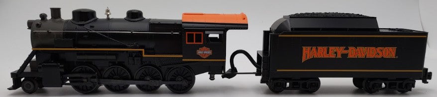MTH 30-4181-1E O Gauge Harley-Davidson 2-8-0 Steam Engine & Tender with PS2 EX/Box