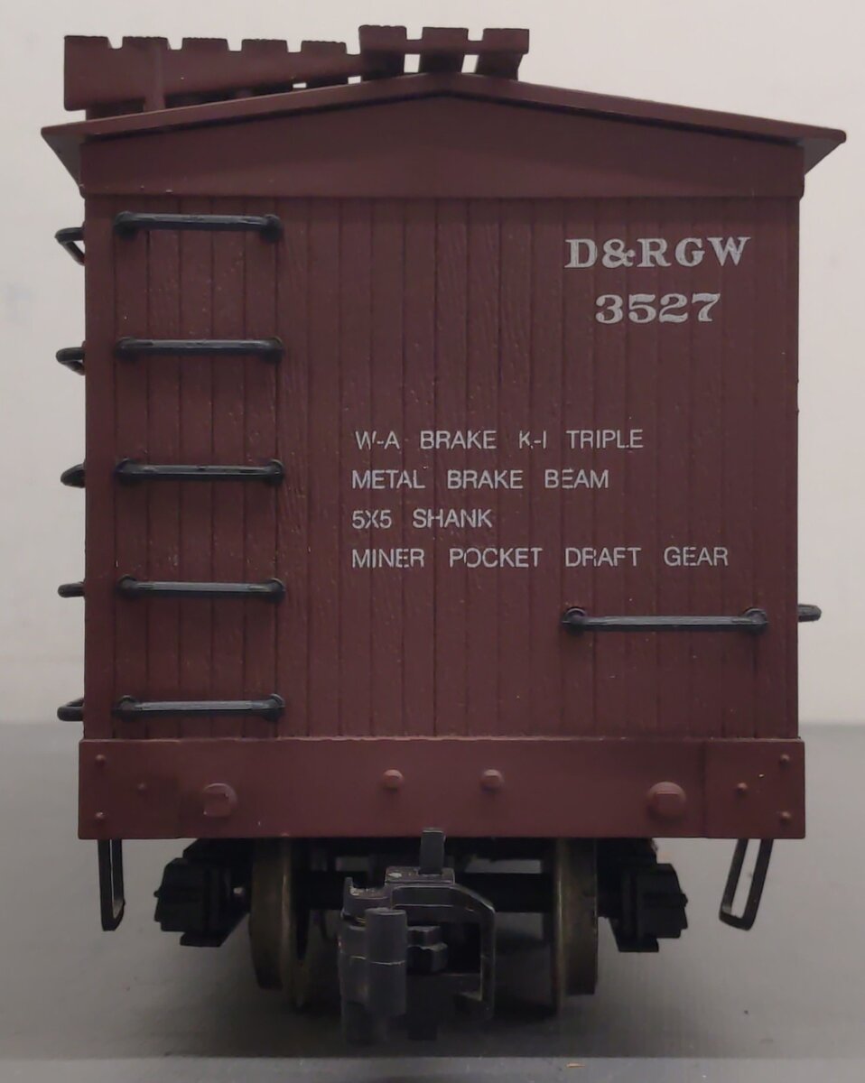 Bachmann 93318 G Scale Denver & Rio Grande Western Boxcar #3527 EX
