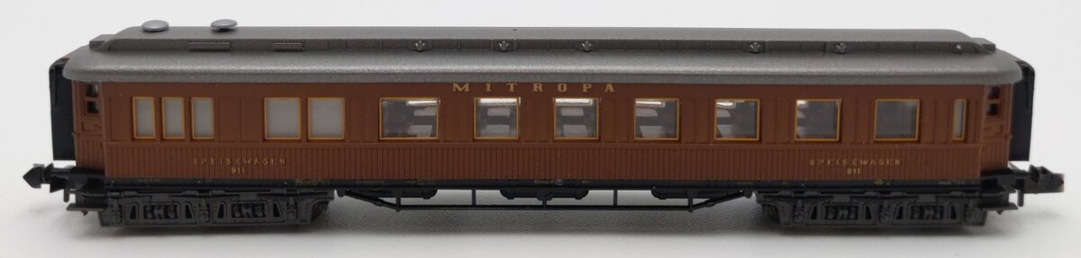 Trix 13183 N Scale Compagnie Internationale Mitropa w/Cabin Lights #911 LN/Box