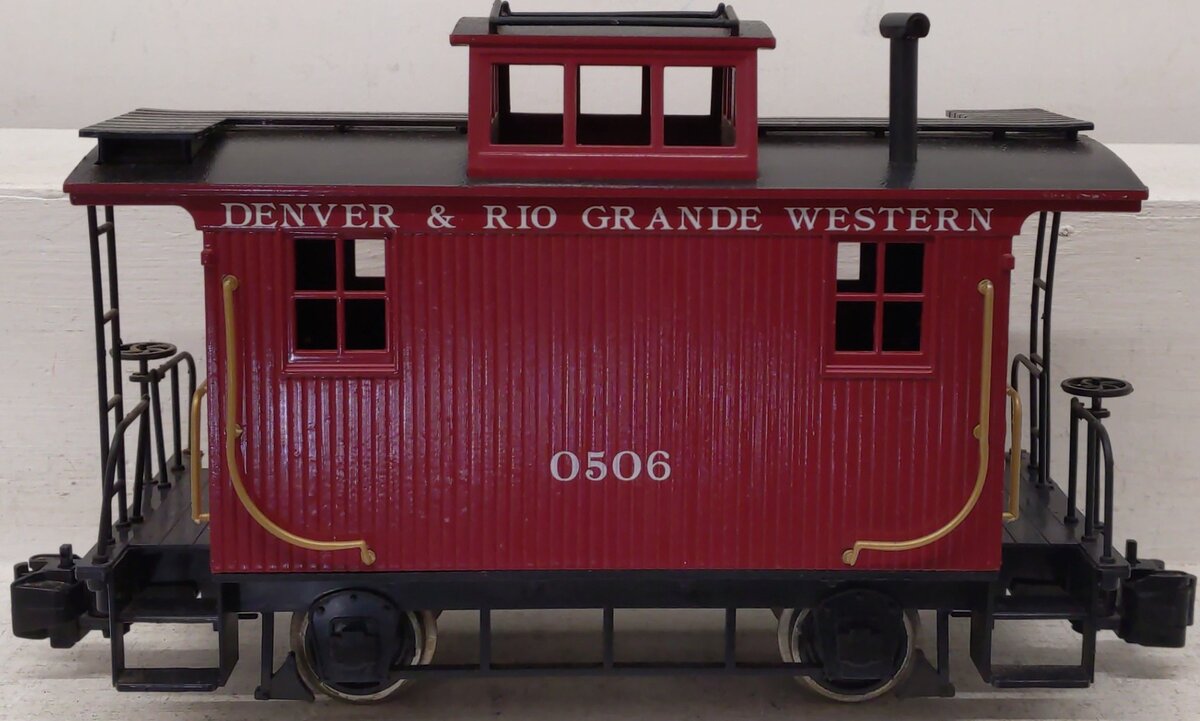 Bachmann 93148 Denver & Rio Grande Western Bobber Caboose #0506 EX
