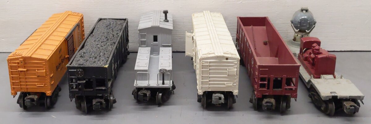 Lionel Vintage O Gauge Freight Cars #X2454,3472,3520,2456,6419,25000 [6] VG