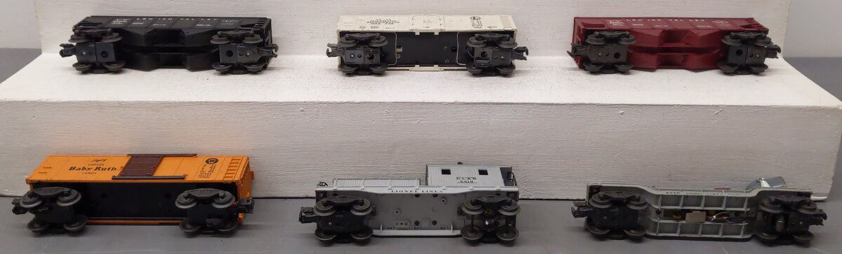 Lionel Vintage O Gauge Freight Cars #X2454,3472,3520,2456,6419,25000 [6] VG