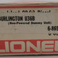 Lionel 6-8651 O Burlington Northern U36B Dummy Diesel Locomotive EX/Box