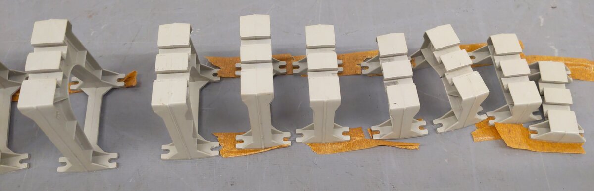 Lionel Vintage O Gauge 317 Trestle Bridge & 110 Trestle Set [2] VG/Box