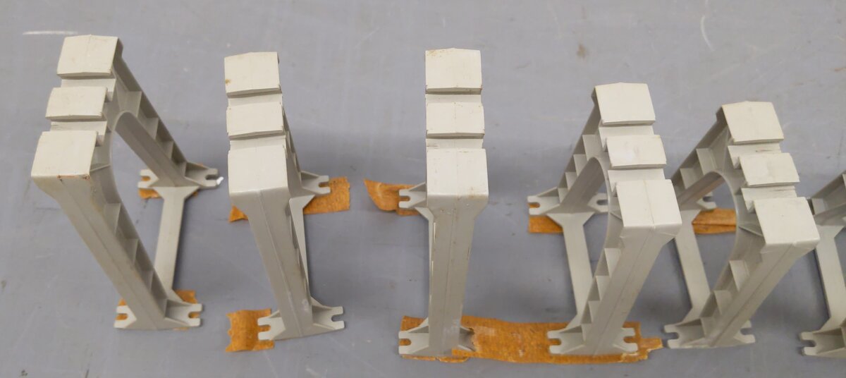 Lionel Vintage O Gauge 317 Trestle Bridge & 110 Trestle Set [2] VG/Box