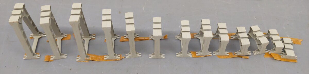 Lionel Vintage O Gauge 317 Trestle Bridge & 110 Trestle Set [2] VG/Box