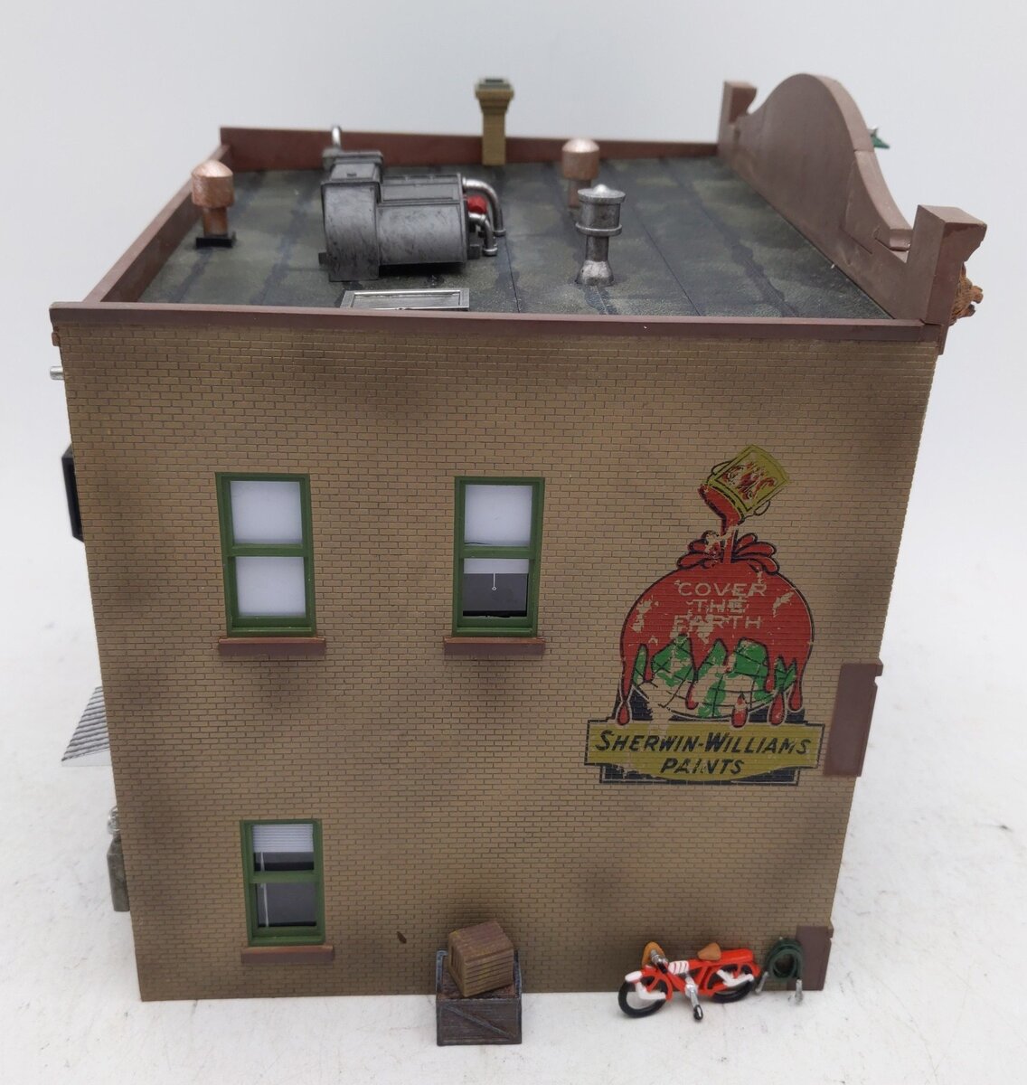 Woodland Scenics BR5853 O Scale Built-&-Ready Dugan's Paint Store Building EX/Box