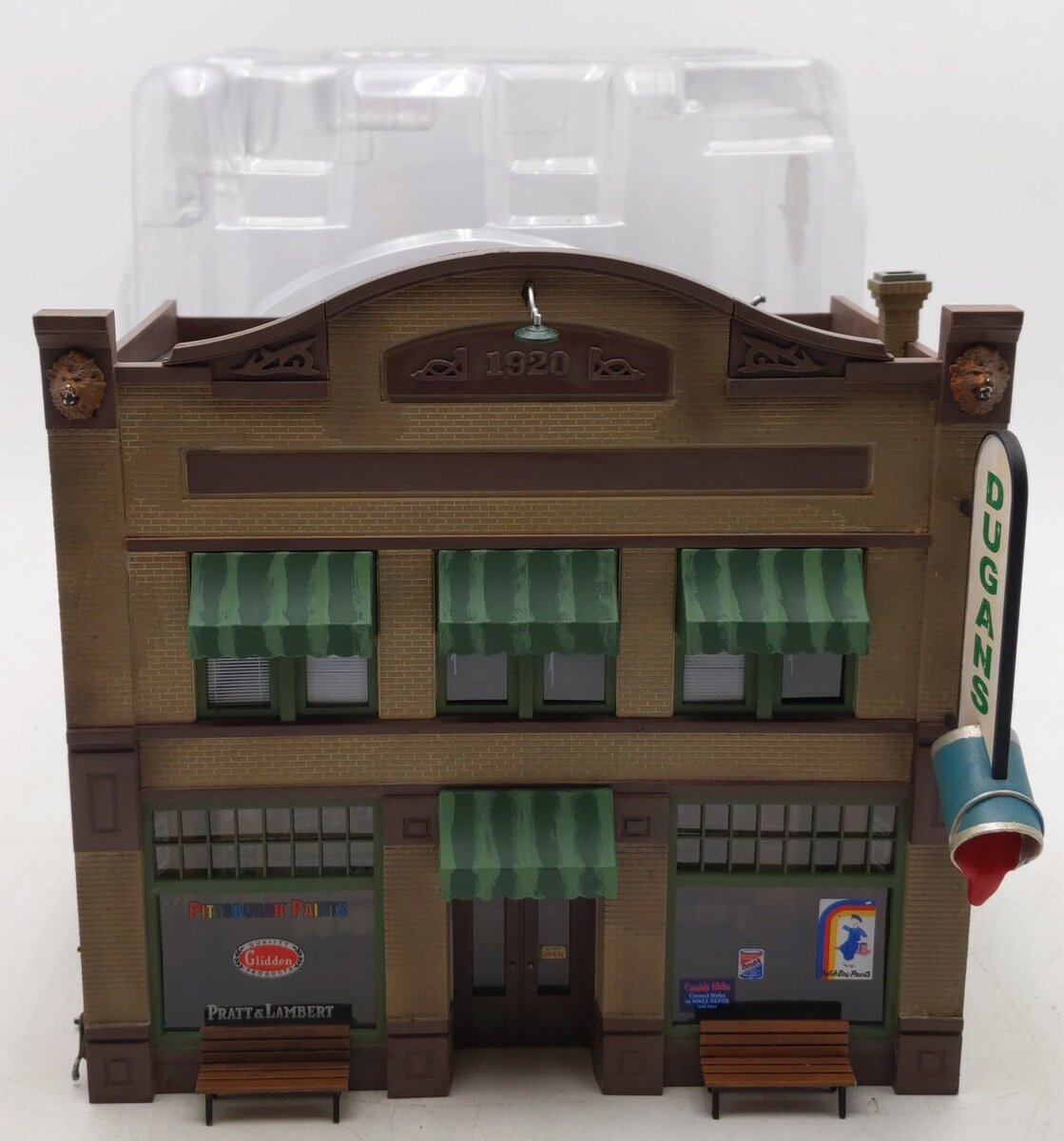 Woodland Scenics BR5853 O Scale Built-&-Ready Dugan's Paint Store Building EX/Box