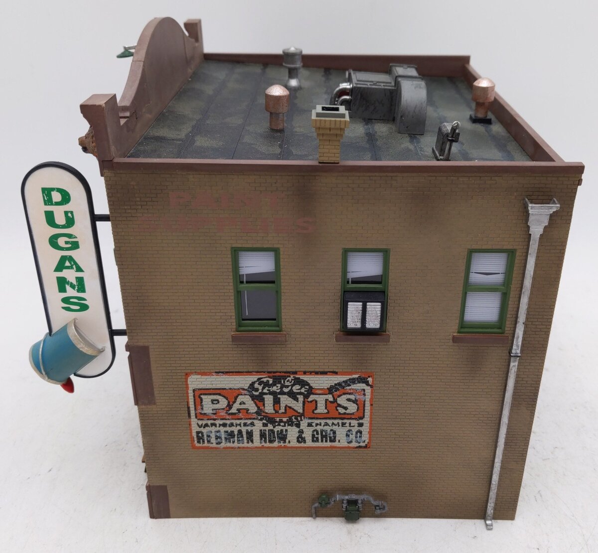 Woodland Scenics BR5853 O Scale Built-&-Ready Dugan's Paint Store Building EX/Box